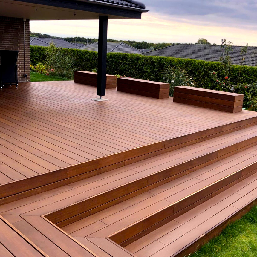 Bambus terrasse